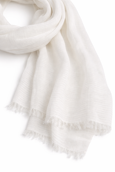 Liz Claiborne Wavy Ivory Women's Scarf - One Size