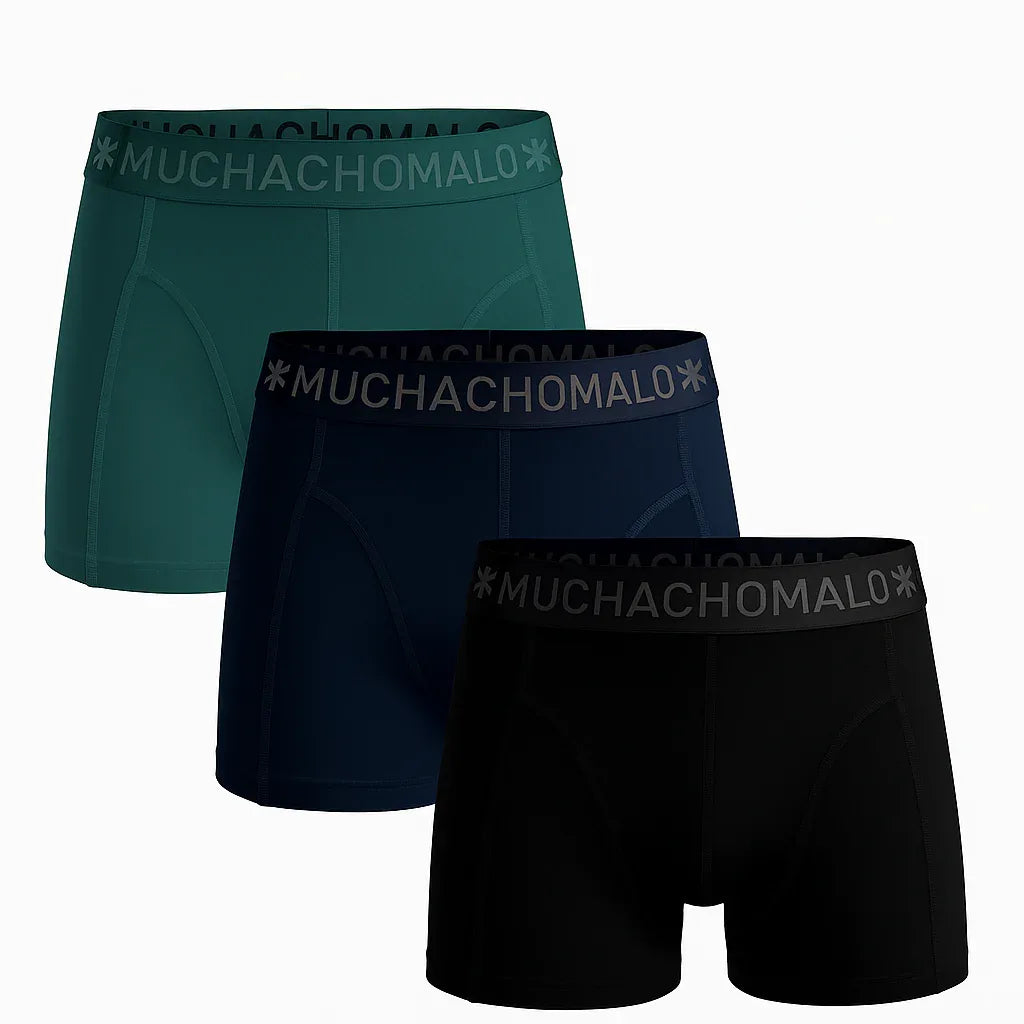 Men's 3-Pack Cotton Modal Boxer Briefs: Breathable, Soft, and Comfortable Underwear - Gomix Brands Outlet