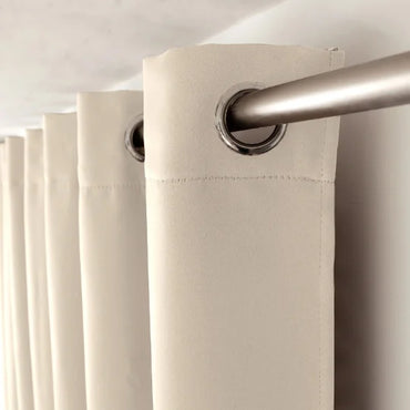 ENJOY HOME Ecru Short Blackout Curtain