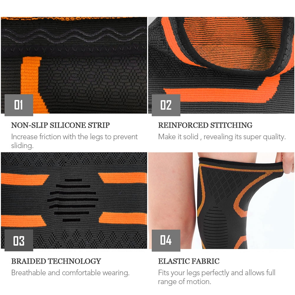 Aibecy Enhanced Compression Knee Pads: Optimal Support for Fitness, Running, Cycling, Mountaineering