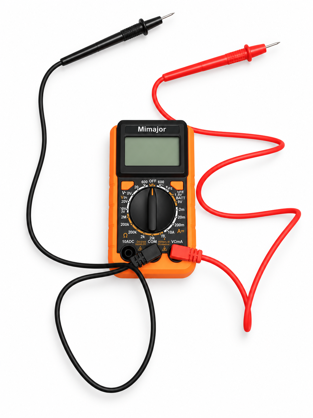 Mimajor Digital Multimeter with Test Leads