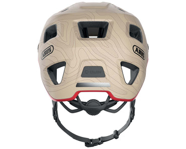 Abus MoDrop MTB Helmet: Dusty Camel, Durable Multi-Shell, Adjustable Fit, Vented, Goggle-Ready