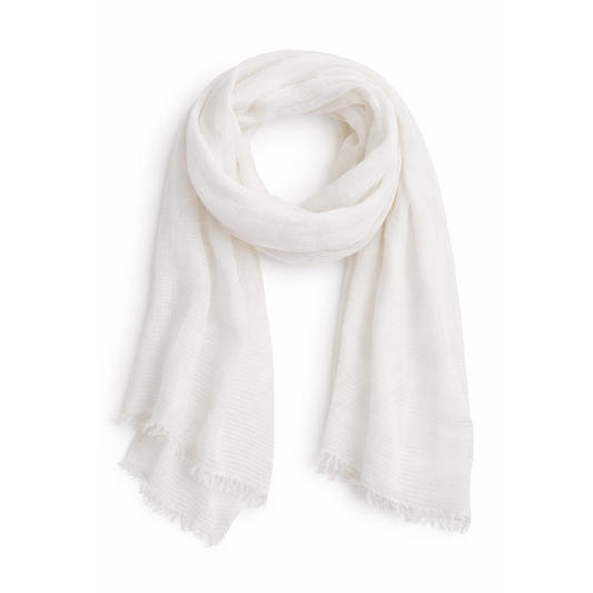 Liz Claiborne Wavy Ivory Women's Scarf - One Size