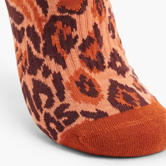Adidas Brown Leopard Print Crew Socks 3-Pack - Comfortable, Stylish, Durable