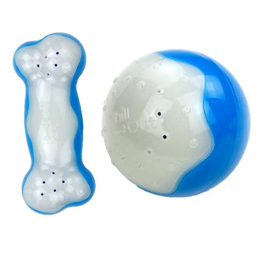 ZooFari Dog Ice Bone and Ice Ball Small