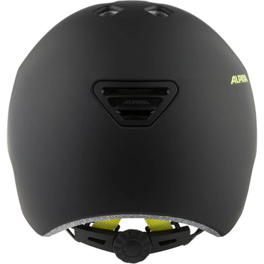 Alpina Hackney Kids Bike Helmet: Ultimate Protection for Young Cyclists, Black Neon Yellow Matte - Gomix Brands Outlet