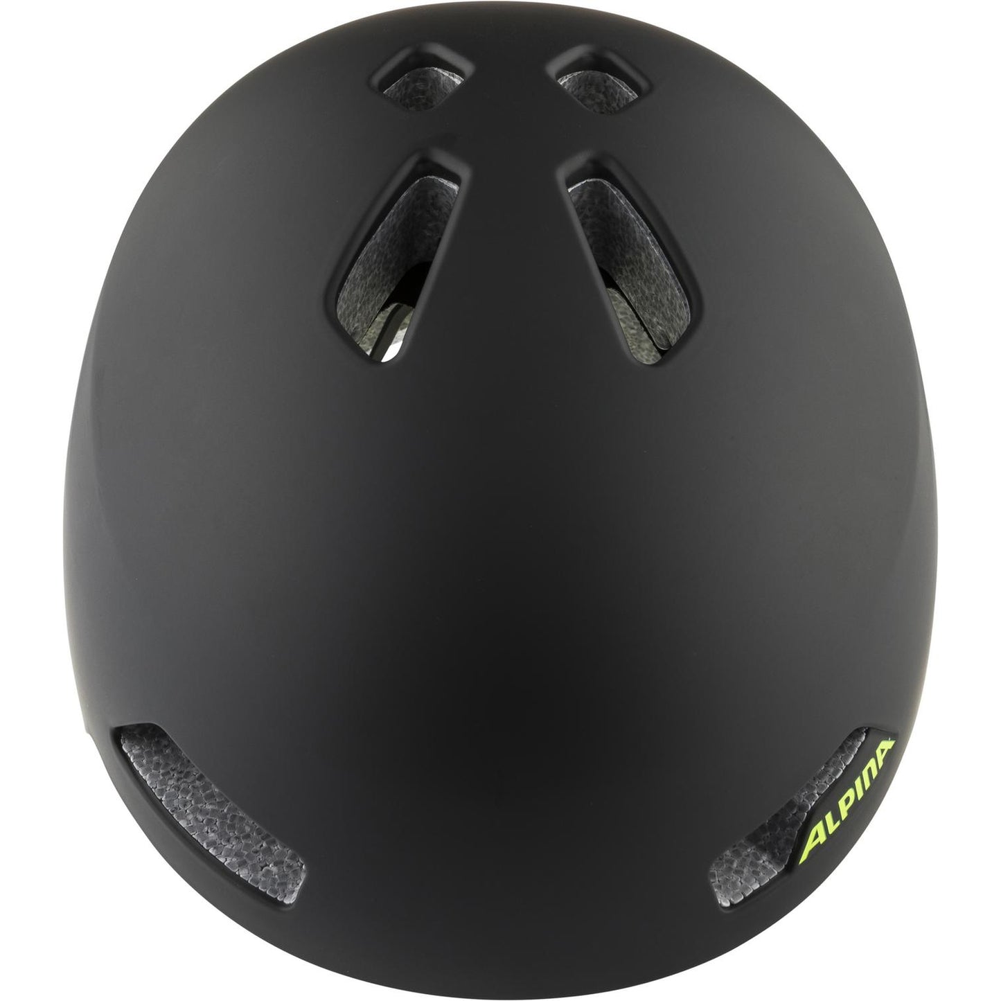 Alpina Hackney Kids Bike Helmet: Ultimate Protection for Young Cyclists, Black Neon Yellow Matte