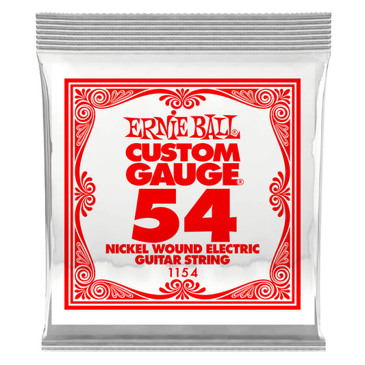 Ernie Ball .054 Nickel Wound Electric Guitar String for Balanced Tone