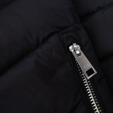 Men's Armani Exchange Black Padded Down Jacket - Warm, Stylish, Hooded