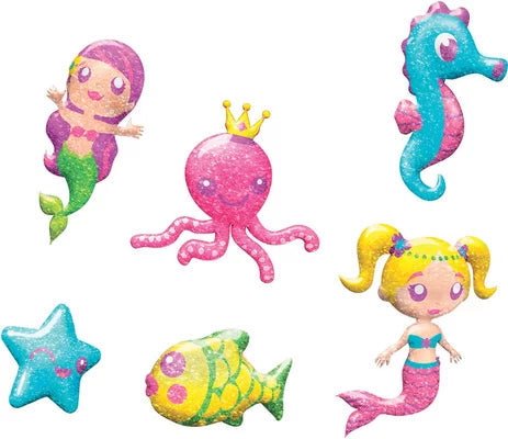 Aqua Gelz Mermaid Creation Kit: DIY 3D Gel Art & Craft Figures for Kids