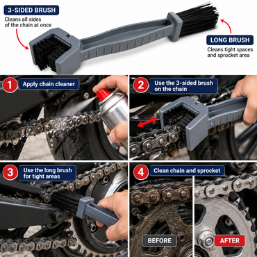 Crivit Bike Cleaning Brush 2-in-1