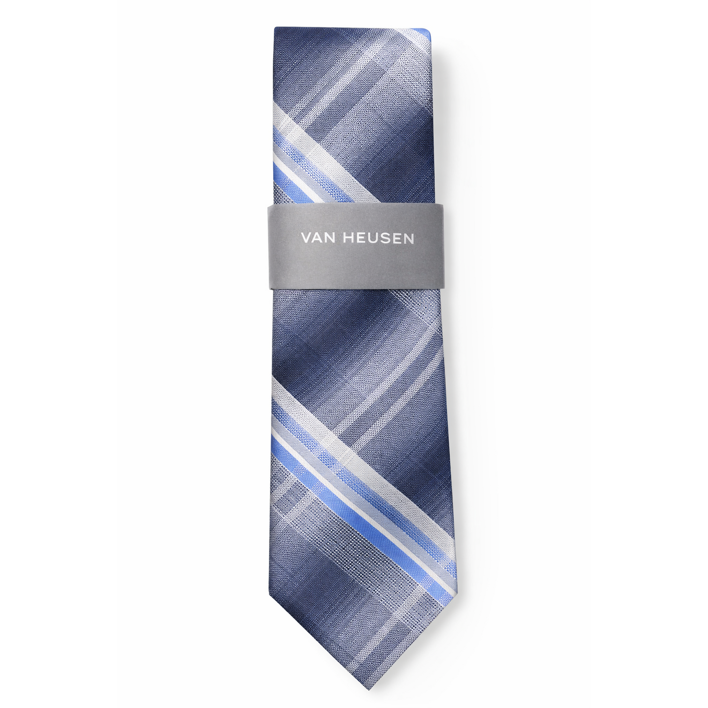 Van Heusen Multicolor Geometric Stripe Tie