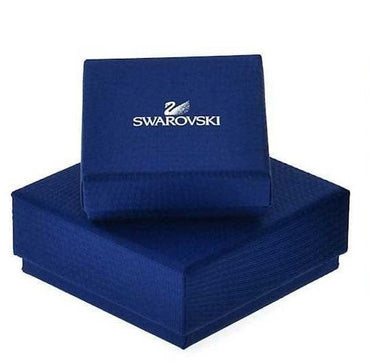 Swarovski Exist Rhodium-Plated Sparkling White Crystal Small Hoop Earrings