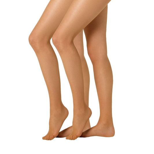 Camano Women's Ultra-Sheer Fine Tights Comfortable Hosiery in Versatile Beige