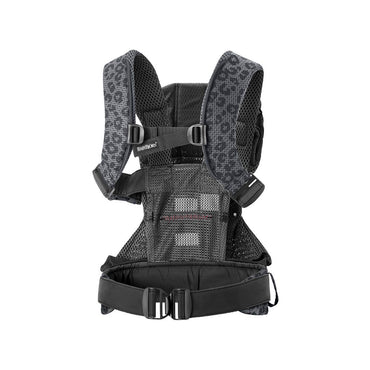 BabyBjorn One Air Anthracite Leopard Baby Carrier – Breathable Mesh