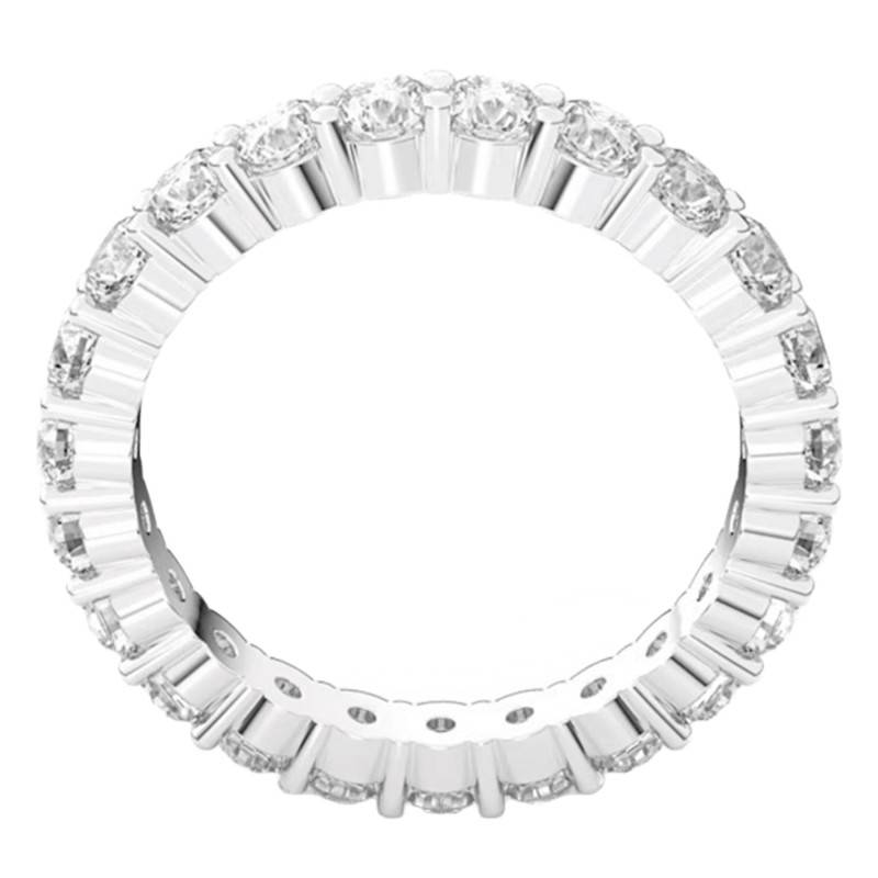 Swarovski Vittore XL Rhodium-Plated White Crystal Ring for Women