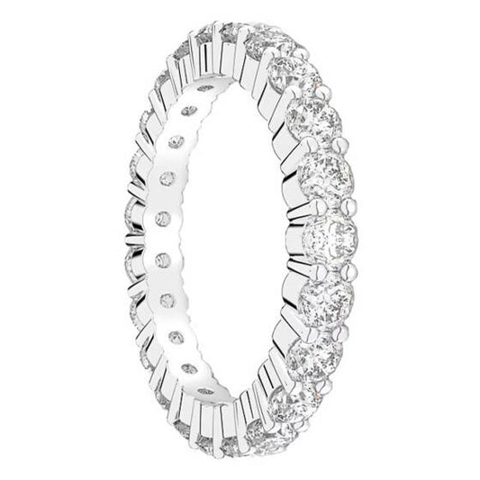 Swarovski Vittore XL Rhodium-Plated White Crystal Ring for Women