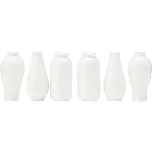 Mini Porcelain Vases Set – 6 Creative Designs - Gomix Brands Outlet