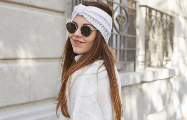 Chic Knitted Wool Women's Winter Headband - Megan Style Warm Beige Hair Accessory - Gomix Brands Outlet