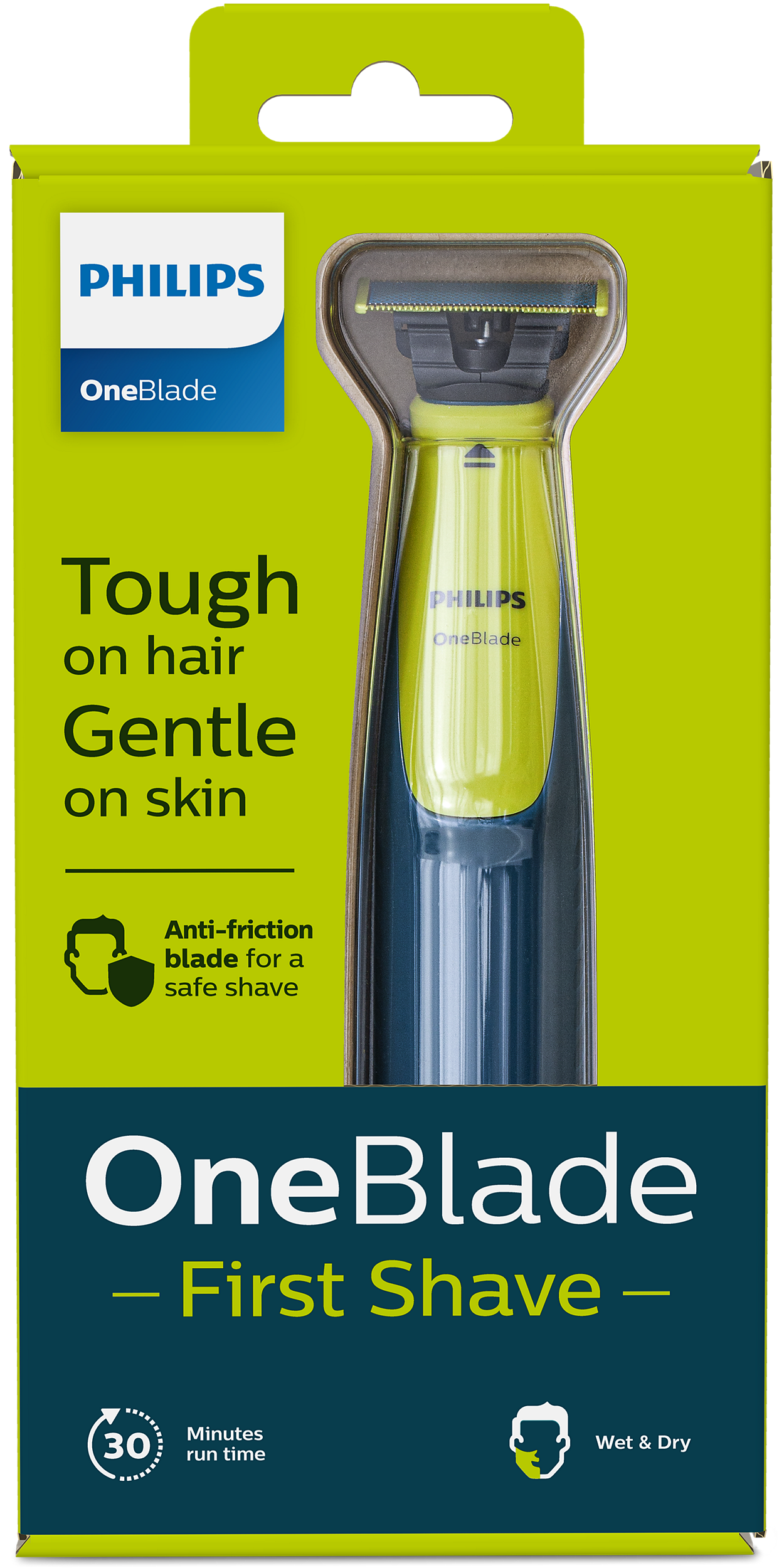 Philips OneBlade First Shave - Trim, Edge and Shave for Men