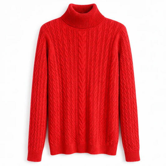 Lands' End Women's Cotton Turtleneck Sweater - Gomix Brands Outlet