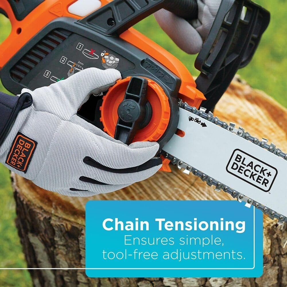 BLACK+DECKER 40V MAX 30 cm Cordless Chainsaw with Battery
