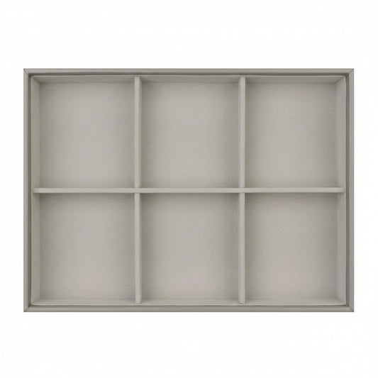 Velvet Jewelry Box Necklace Earring Organizer 6 Compartments