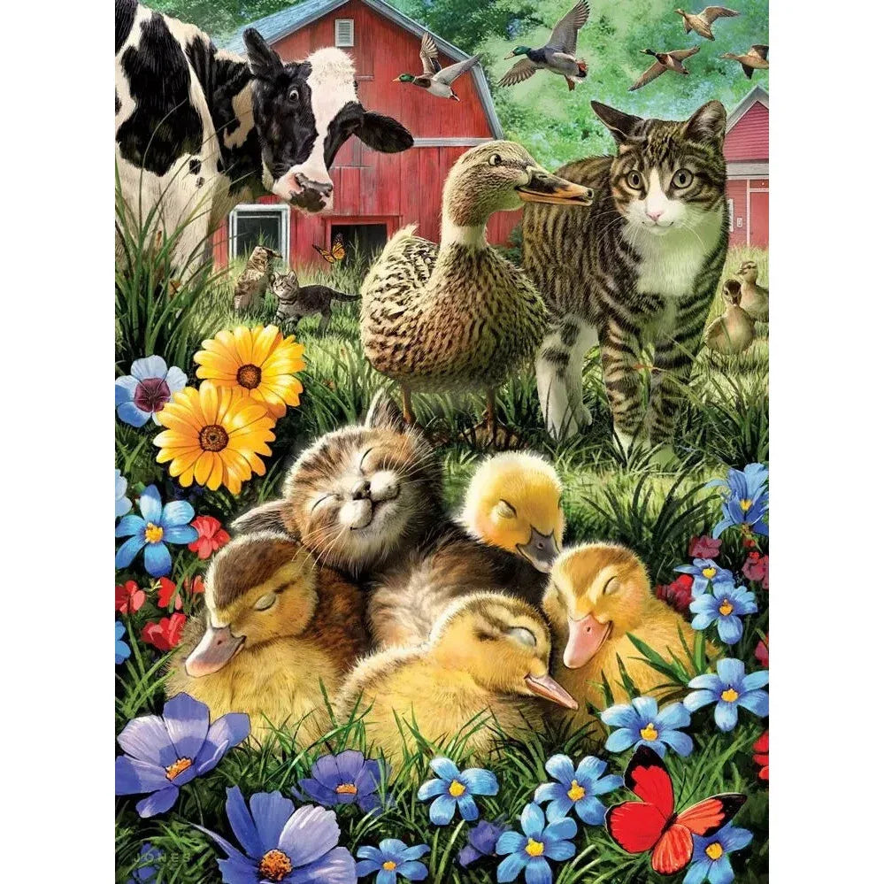 Charming Bits and Pieces A Little Cat Nap 300-Piece Jigsaw Puzzle - Gomix Brands Outlet