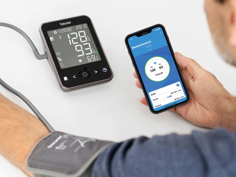 Beurer BM 64 Bluetooth Upper Arm Blood Pressure Monitor Advanced Arrhythmia Detection