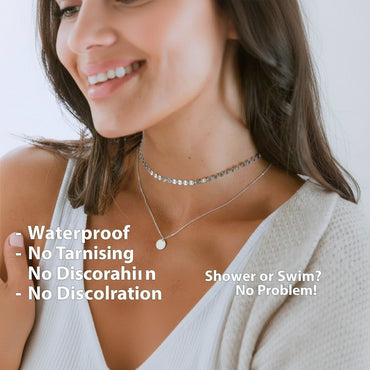 BONNYBIRD Silver Boho Necklace Set with Stainless Steel Chain - Gomix Brands Outlet