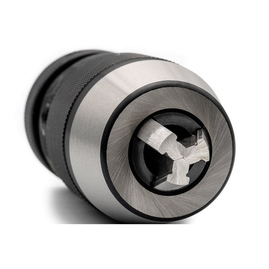 BAER High-Precision Keyless Drill Chuck: 0.008-0.51in Clamping, B16 Taper