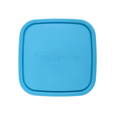 Bormioli Rocco Frigoverre 15x15cm Square Glass Food Container with Blue Lid