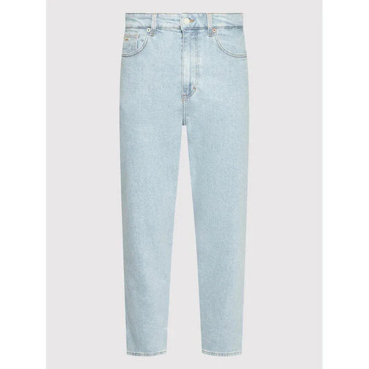 Men's BOSS Tatum Blue Tapered Fit Jeans for Modern Style - Gomix Brands Outlet