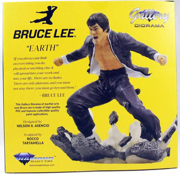 Dynamic Bruce Lee 8-Inch PVC Earth Statue Diamond Gallery Diorama Figure