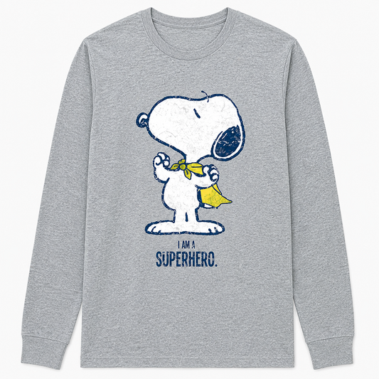 PORT & CO Peanuts Snoopy Superhero Vintage Classic T-Shirt