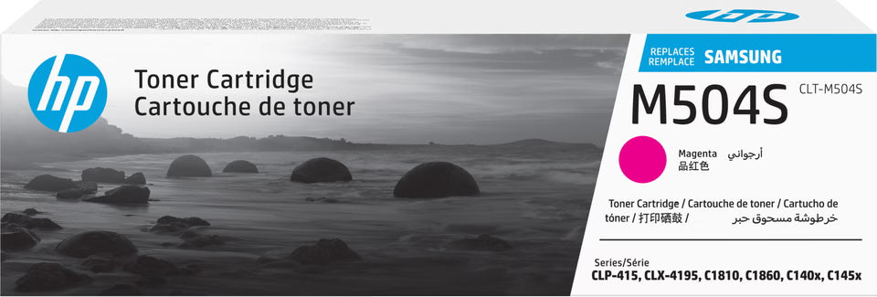 Genuine HP Original Toner Cartridges Set – Yellow, Magenta & Black (CLT-Y504S / CLT-M504S / CLT-K504S)