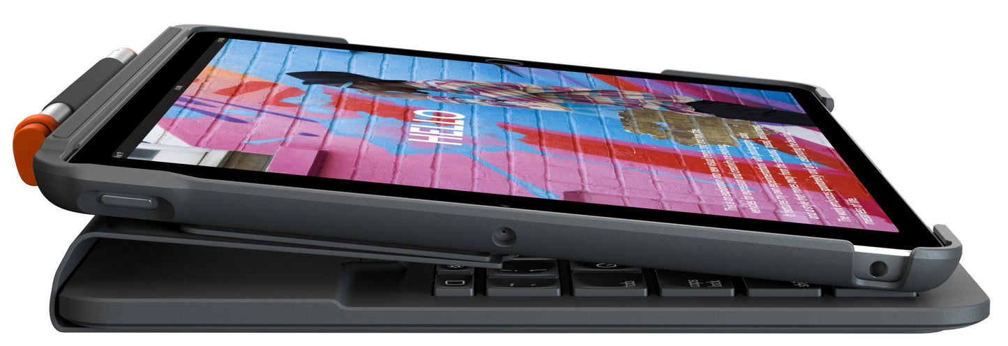 Logitech Slim Folio iPad Keyboard Case - Bluetooth, 3-Mode Protection