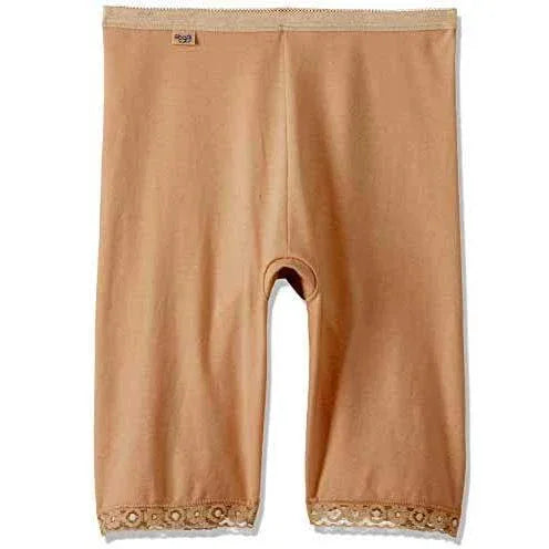 Sloggi Women's Basic+ Long Cotton Briefs: Comfort, Beige - Gomix Brands Outlet