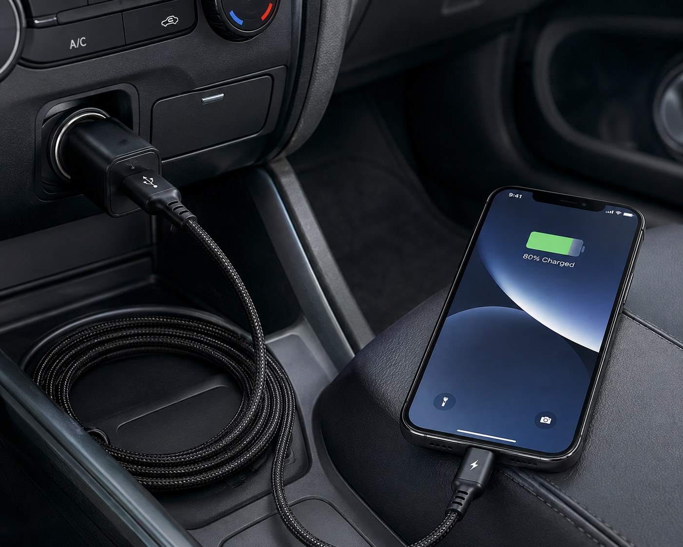 BinBoom YT01 USB-A to Lightning Braided Charging Cable – 3M