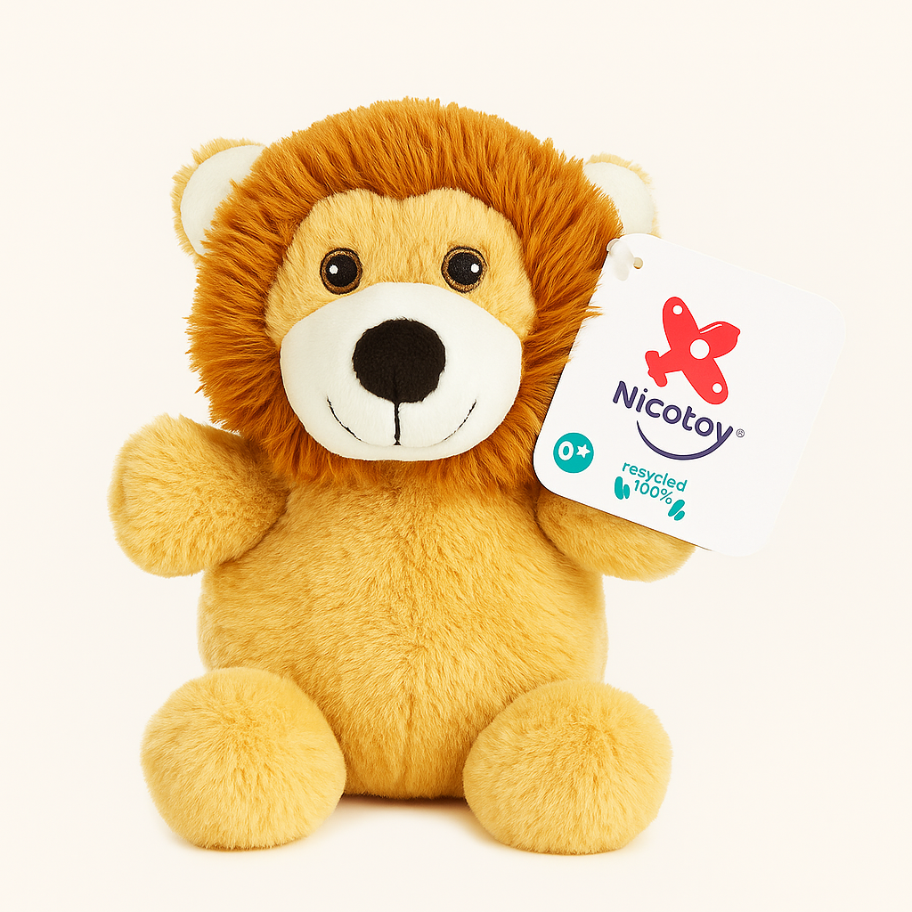 Nicotoy Plush Lion – Soft & Eco-Friendly Cuddle Buddy