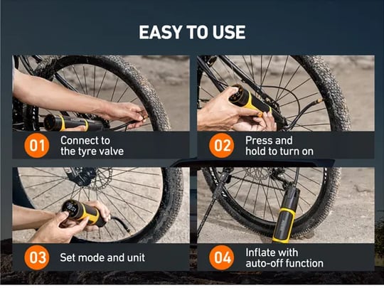 AstroAI Portable Cordless Electric Tire Inflator Pump, 150 PSI, 4500mAh Battery