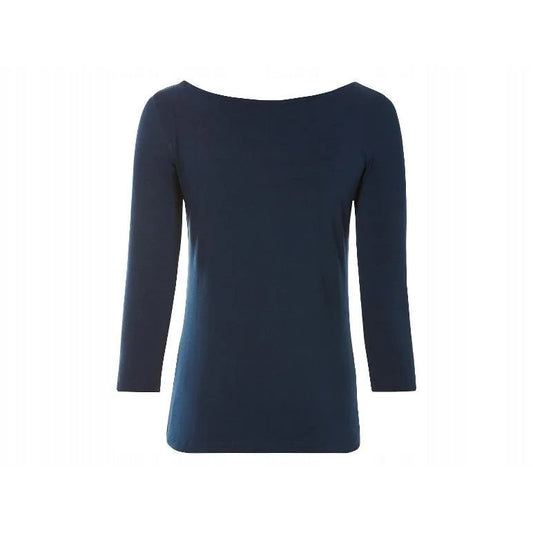 Esmara Women's Cotton Blouse Long Sleeve Navy S 36/38