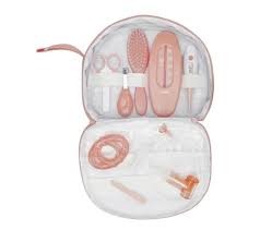 Babymoov Gray Peach Baby Care Bag with 9 Essentials