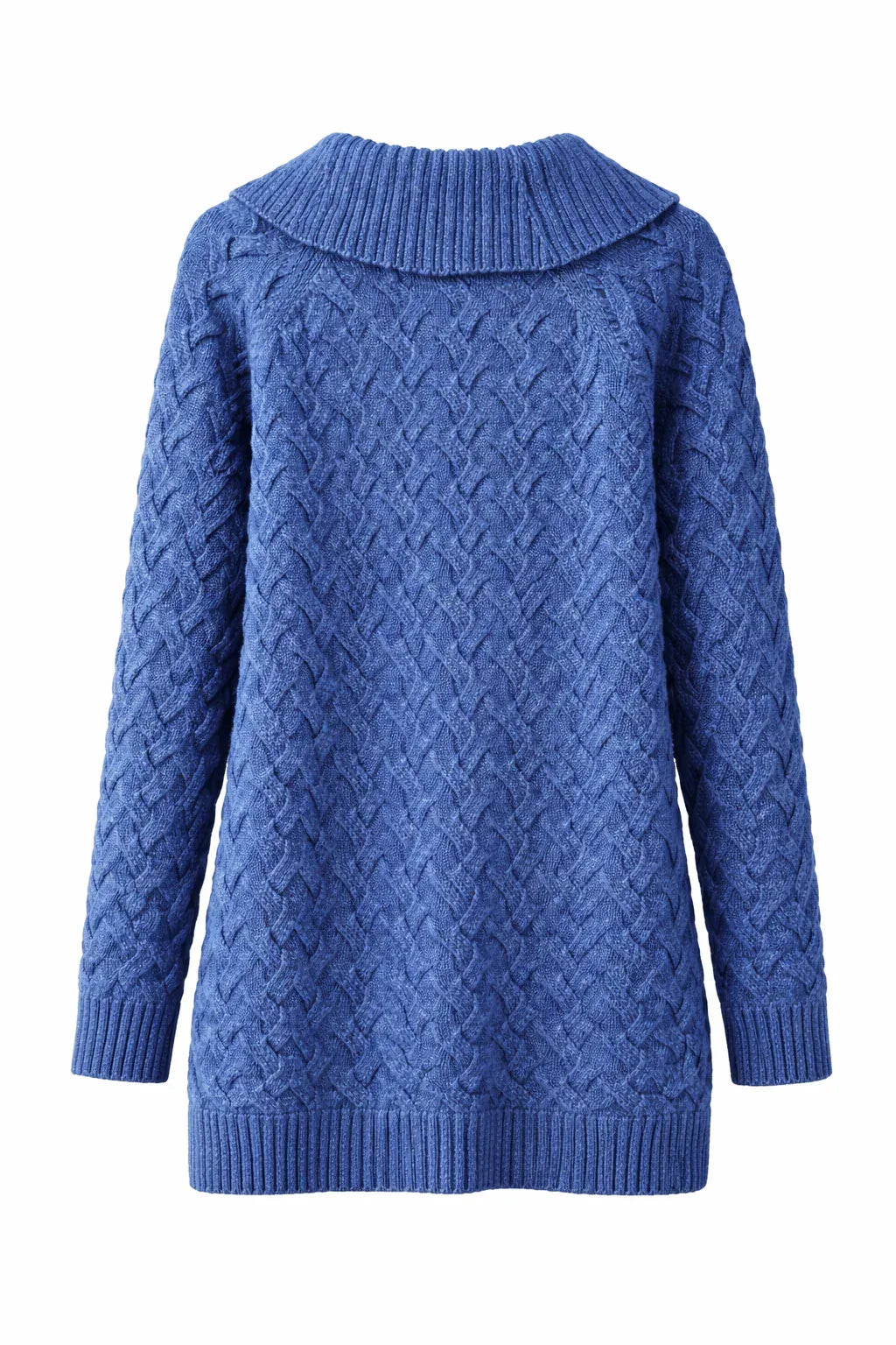 Lands' End Montana Cardigan Sweater with Cable Knit - Gomix Brands Outlet