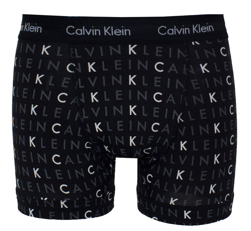 Calvin Klein 3-Pack Gray and Black Boxer Briefs with Signature Logo Band