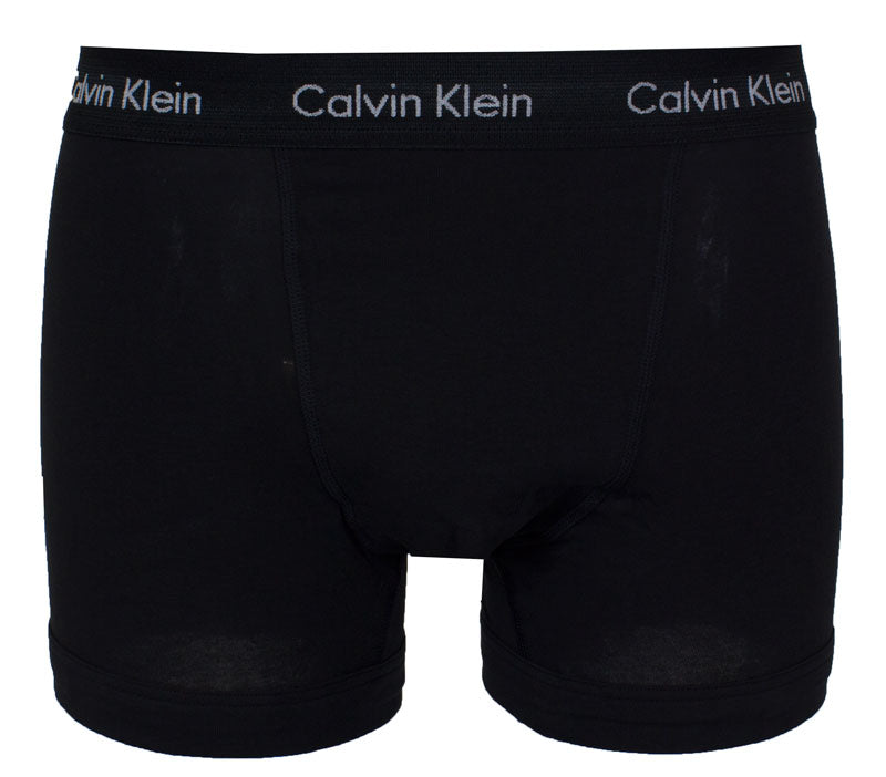 Calvin Klein 3-Pack Gray and Black Boxer Briefs with Signature Logo Band