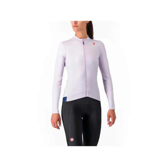 Castelli Espresso Thermal Women’s Jersey – Purple Mist Deep Purple (JACKET) - Gomix Brands Outlet