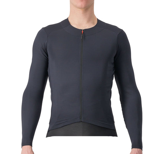 Castelli Men's Fly Long Sleeve Aero Cycling Jersey for Chilly Rides
