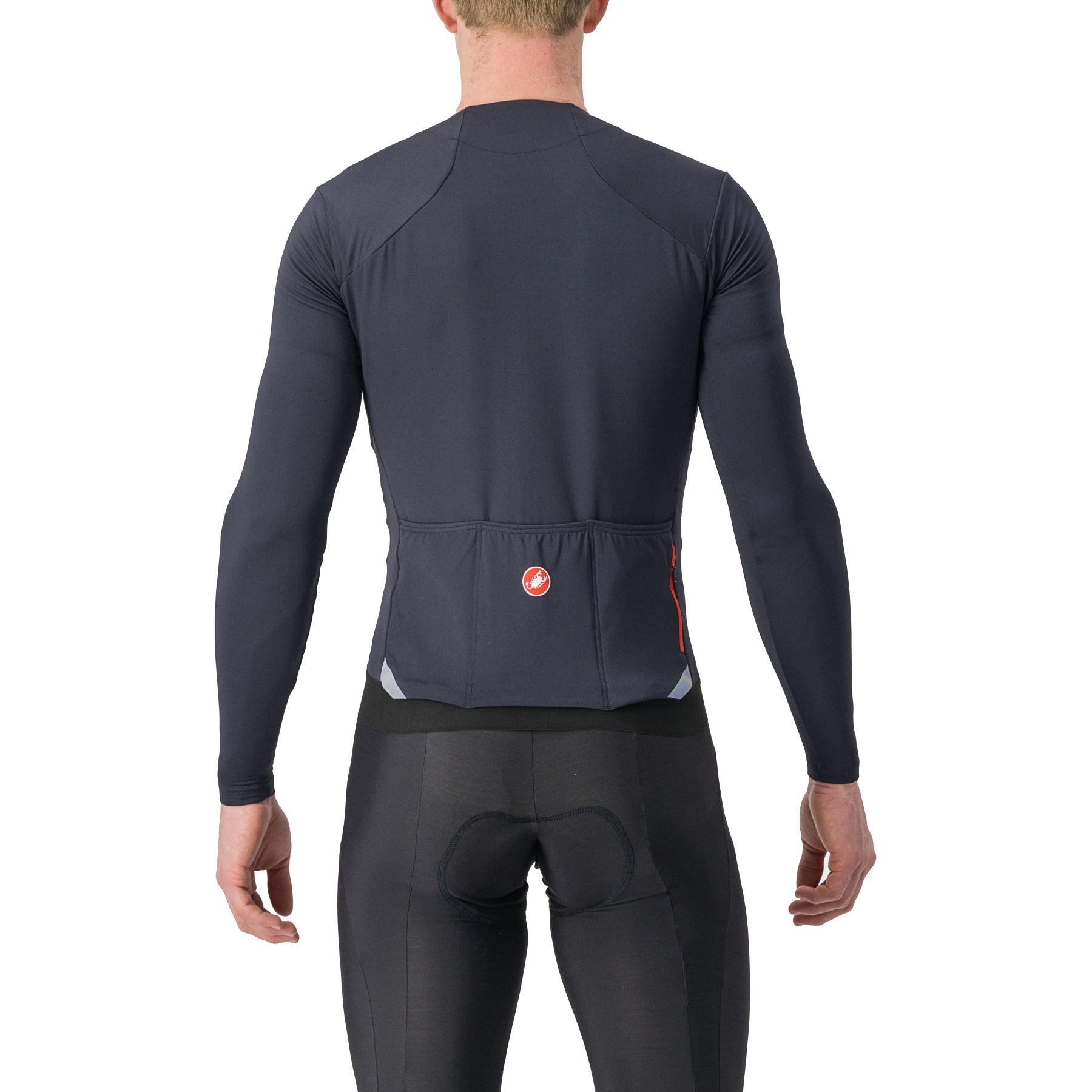 Castelli Men's Fly Long Sleeve Aero Cycling Jersey for Chilly Rides