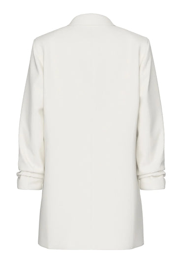 Pieces PCBOSELLA Elegant Women's Cloud Dancer White Tailored Blazer - Gomix Brands Outlet